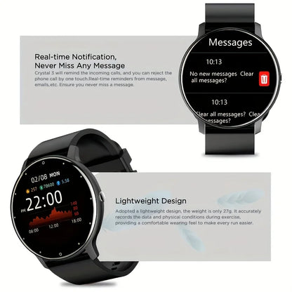 2025 New Smart Watch Men Full Touch Screen Sport Fitness Watch IP67 Waterproof Bluetooth For Android ios smartwatch Men+box