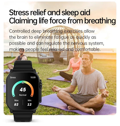 New Smartwatch Men 49mm Series 8 2.3"AMOLED Screen NFC Compass Waterproof For Apple Watch IWO Ultra 8 Smart Watches 2025 Android