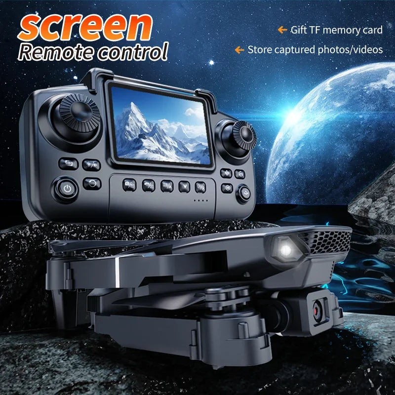 Professional E88 PRO Drone with screen 8K HD Camera WiFi FPV Foldable RC Quadcopter Helicopter Toy for Kids Adults Outdoor Gifts