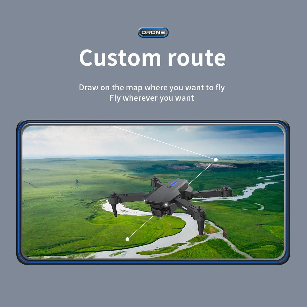 K10 MAX Drone Carbon Fibre Professional 8K HD Three Camera Obstacle Avoid Aerial Photography Optical Flow Brushless Quadrotor