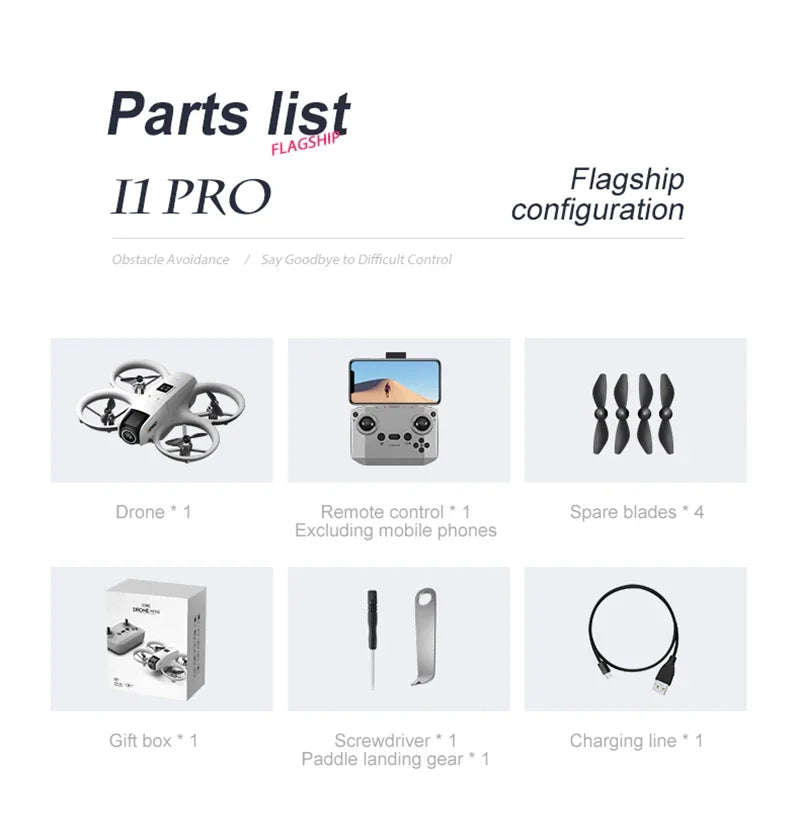 Xiaomi i1PRO Drone 8K HD Camera Professional 5G WIFI Brushless FPV UAV With screen remote control avoidance Aerial UAV RC20000M