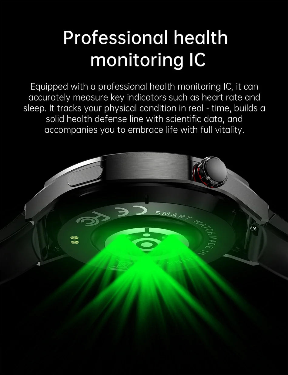 2025 Brand New Watch 5 Smartwatch Real AMOLED HD Screen 360*360 Heart Rate Bluetooth Call Waterproof Men Smart Watch Android IOS