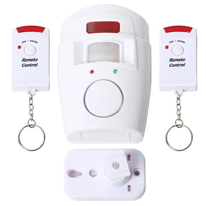 Smart 105dB Wireless Alarm System+2 Remote Control Home Security Alert Infrared Sensor Anti-theft Motion Detector Alarm Monitor