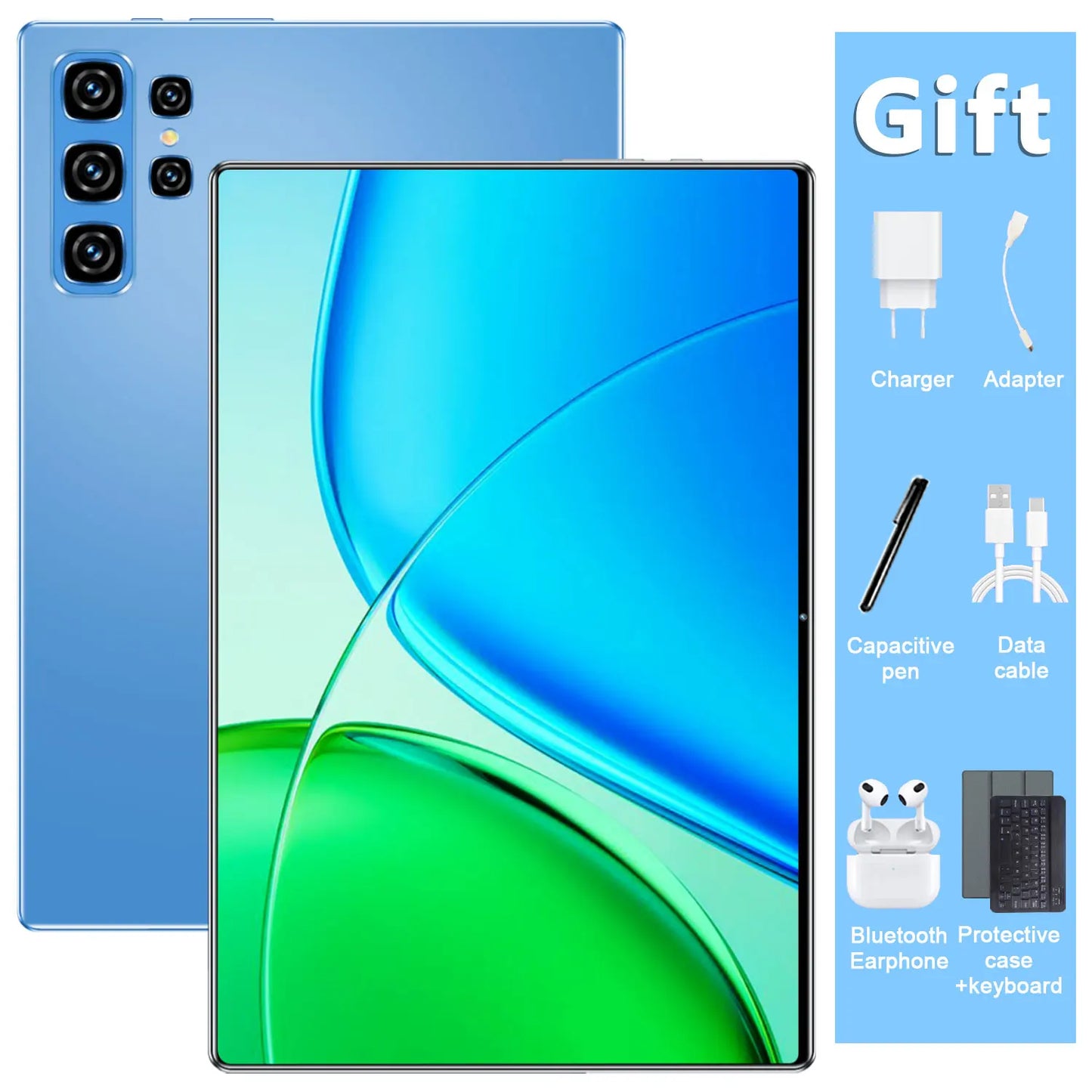 2025 Tablet Android 20000mAh 10.36 inch Global Version 22GB+2TB New Network 14 Core Android 13.0 Wifi Tablet