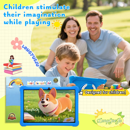 10.1-inch cartoon pattern children's tablet Android 3GB RAM 64GB ROM Learning, education, gaming tablet Children's gift