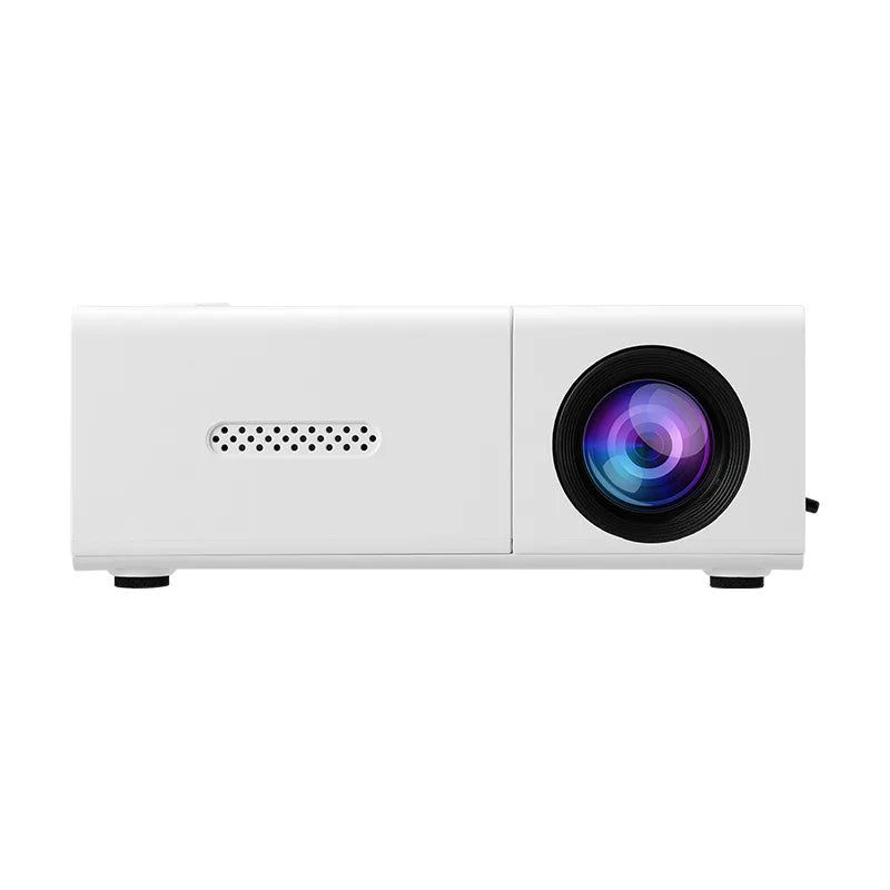 Smart Mini Portable Projector, 180° Adjustable Angle, Compatible, USB, Smartphone, TV Box, Laptop-for Movies and Presentations