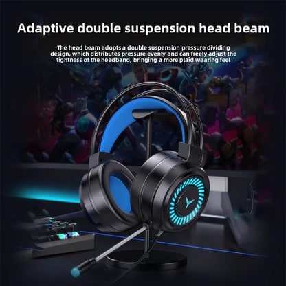 Hot Selling G58 Gaming Headphones Stereo Surround 7.1 Wired Headphones Microphones Esports Gaming Gear Over-ear headphones