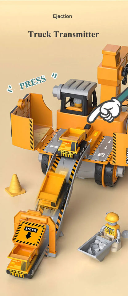 Kids Engineering Vehicle Electric Drill Tool Toys Match Children Educational Assembled Sets Tools For Boys Nut Building Gift