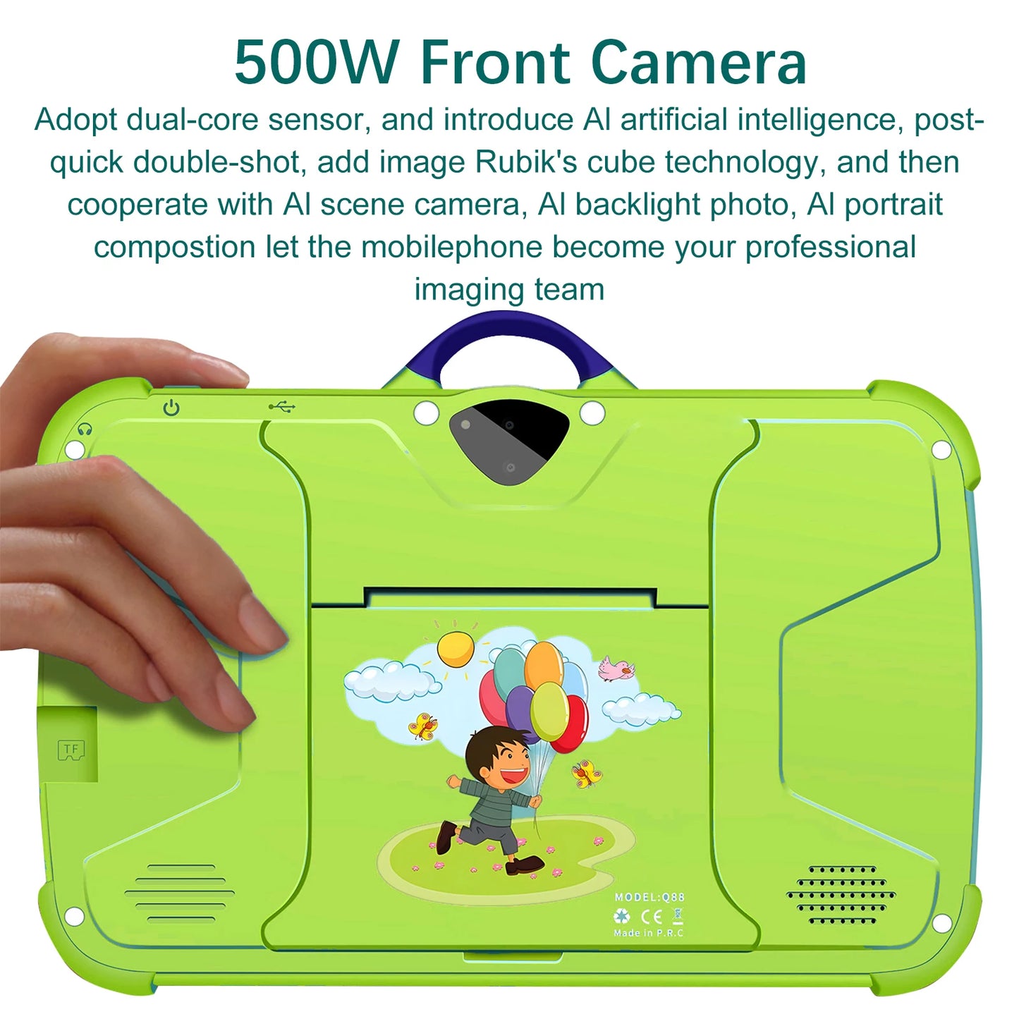 NEW 7 Inch Tablet Android 13 Children Tablet PC for Learning 4GB RAM 64GB ROM Quad Core 4000mAh Wifi 5 1024x800 IPS Kids Tablets