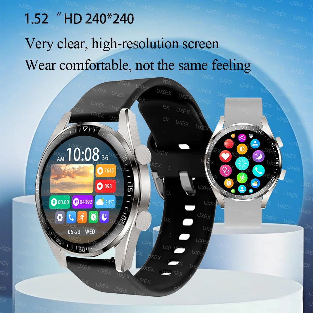 New Plus Smartwatch Hombre Bluetooth Call HD Screen Full Offers Today Health Tracking Diy Faces Gift Men Watches Smart Commerce