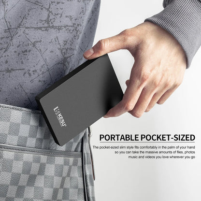 HDD Portable External Hard Drive 2tb/1tb/500gb 2.5" USB Hard Disk Storage memory for PC, Desktop tablets Laptop MacBook Computer