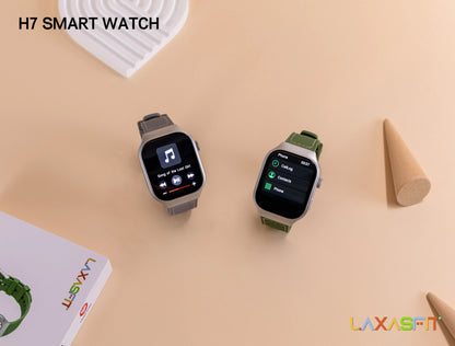 LAXASFIT New Curved Screen Women's Smart Watch 2.01'' AMOLED HD Touch Screen Bluetooth 5.3 Voice Call Men's Fitness Smart Watch