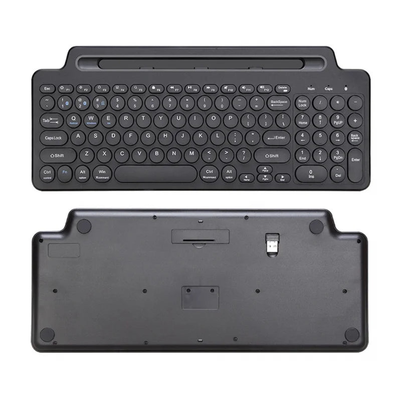 Wireless Keyboard Bluetooth Keyboard Mouse Card Slot Numeric Keypad for Android IOS Desktop Laptop PC Gamer