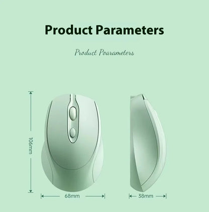 Wireless Mouse, Rechargeable, Computer Game Office Mouse, Dual-Mode Ergonomic Mouse, Portable Multi Color Mouse, Suitable for Pc