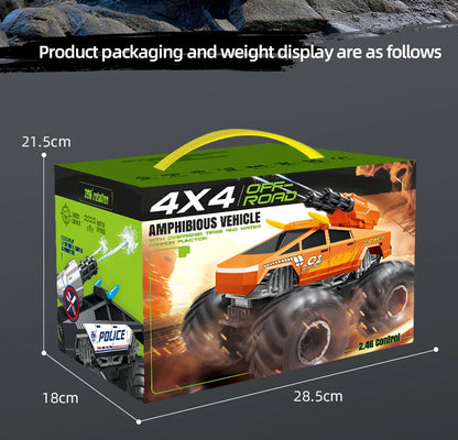 RC Car Amphibious Climbing Off-Road Drift Vehicle Children's Toy 2.4G Remote Control Cars Model Toys for Boys Christmas Gifts