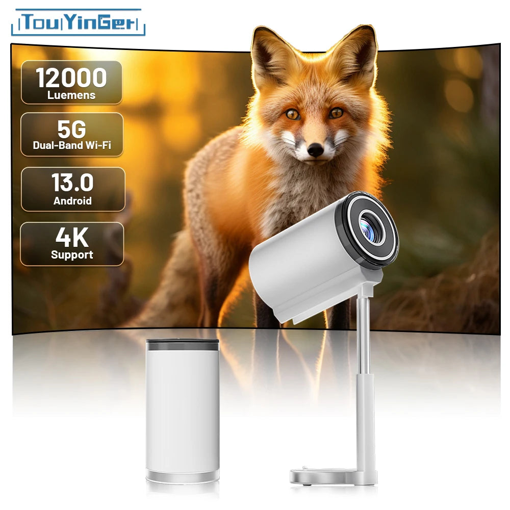 Touyinger X9 Pro Mini Portable Projector 4K Beamer full hd Android 13 Video Led projector  for Movies 3D Beam Home Theater