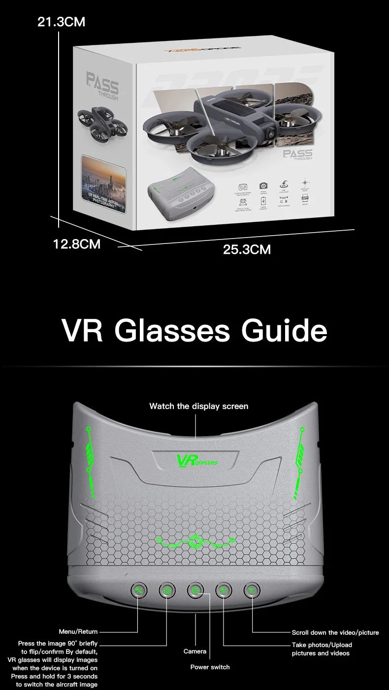 Xiaomi X226 VR mini Drone 8K Aerial HD Dual Camera Intelligent Obastacle Avoidance 5G WIFI  Brushless Motor GPS Exclusive VR UAV