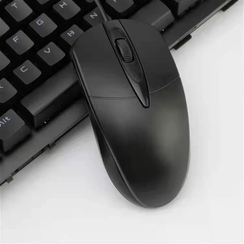 Hot Selling Neutral Wired Mouse 2.4Ghz With USB Cable Ergonomic Ultrathin Mice For PC Laptop Business Computer Office Mouse 1.2m