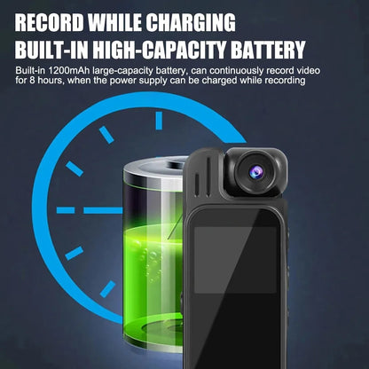 2K Full HD Sport& Action Video Cameras for Body Mounted Camera Night Vision Digital Video Recorder 1.3inch Bodycam Police Camera