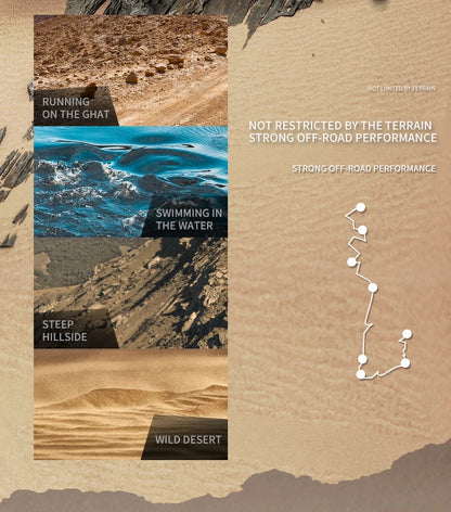  JJRC Q137 8x8 2.4G Remote Control Car 8wd Off-road Amphibious Stunt Vehicle 8-Wheel Speed Racing Truck Waterproof Crawler Toys