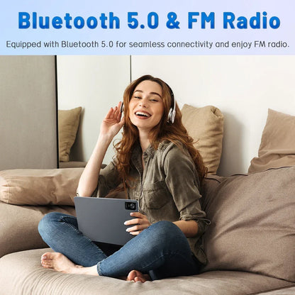 Tablet 10.1 Inch, 2025 Android 15 Tablets, 12GB+128GB, 1TB Expand, Widevine L1 Compatible Octa-Core Tablet with 6000mAh Battery