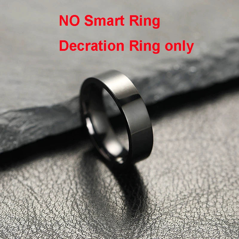 2025 Smart Ring with Display Screen and Touch, Wireless Charging Case,Health Manager, 5ATM Waterproof For Men Women R12 R13 Ring