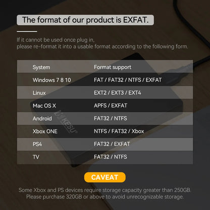 HDD Portable External Hard Drive 2tb/1tb/500gb 2.5" USB Hard Disk Storage memory for PC, Desktop tablets Laptop MacBook Computer