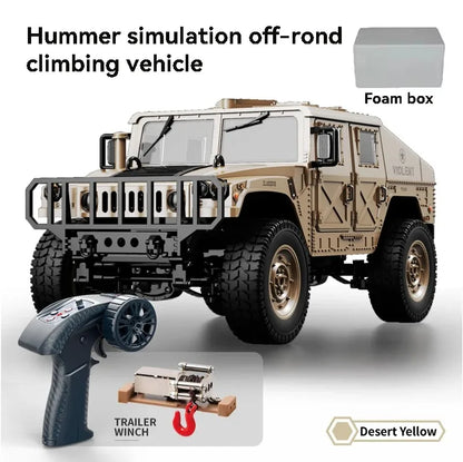 JJRC C8835 RC Car Simulation 4x4 All-terrain 2.4G Remote Control Car Off-road Climbing Electric Truck with LED Light RC Toy Gift