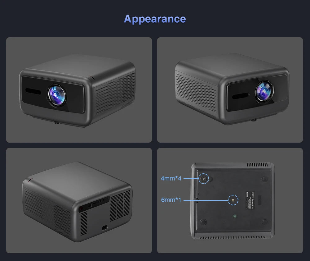 Touyinger Q12W PRO Full HD 1080P Projector 4K 2800 ANSI Android 12 Cinema Beam Projector for Home Education Conference Video