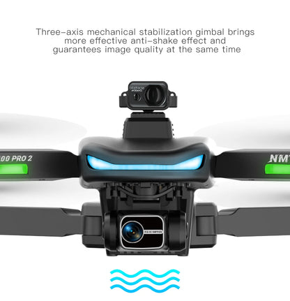New N800 Pro2 GPS Drone Professional 8K HD Camera With Obstacle Avoidance 3-Axis Gimbal Brushless 5G WIFI FPV RC Dron Quadcopter