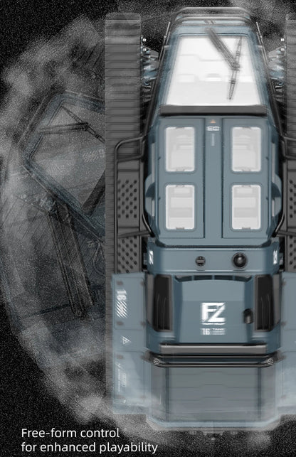 JJRC C8812 / C8812 MAX RC Car Full Scale Tracked Tank Simulation 2.4G Remote Control Car Drift LED Light Off-Road RC Toy As Gift