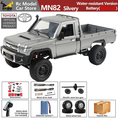 MN MODEL 1/12 4WD Remote Control Diving Off-road Car Climbing Truck All Terrain Vehicle Rock Crawler Wading Pickup Toy for Adult