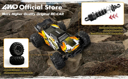 4WD Remote Control Car Off Road 4x4 RC High Speed Buggy Truck Super Brushless 50 or 80KM/H Fast Drift Racing Toy Kids Adults