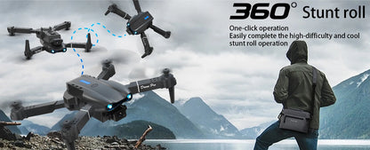 E99 Air Screen Control Drone Professional Wide RC Dron HD 4K Camera Foldable Helicopter Aircraft Quadcopter Drone Kid Gift Toys