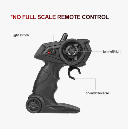 RC Alloy Car 1:16 Scale 2WD Off-Road Remote Control Car with LED Lights And 20KM/H High Speed For Kids Boys Girls Gifts Toys