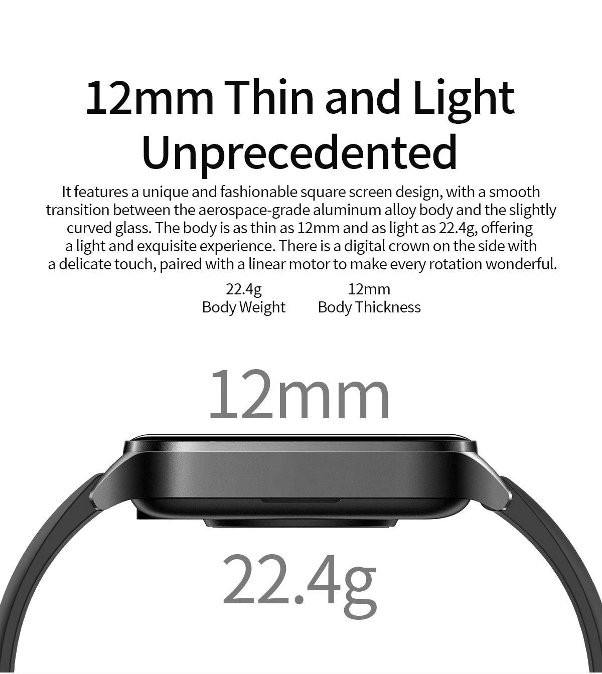 Fashion Smart Watch Men Women 1.85” HD Screen Custom Watch Face Health Monitor Women’s Watch Bluetooth Call Sports Smartwatches