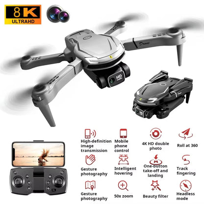 New V88 Drone 8K For XIAOMI 5G Professional HD Dual Camera Aerial Photography Remote Control Aircraft Quadcopter Toy UAV 10000M