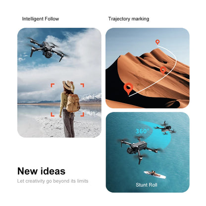 V156 MAX Drone 8K Camera HD With Screen Optical Flow Intelligent Obstacle Avoidance Foldable Brushless Motor Quadcopter Toy UAV