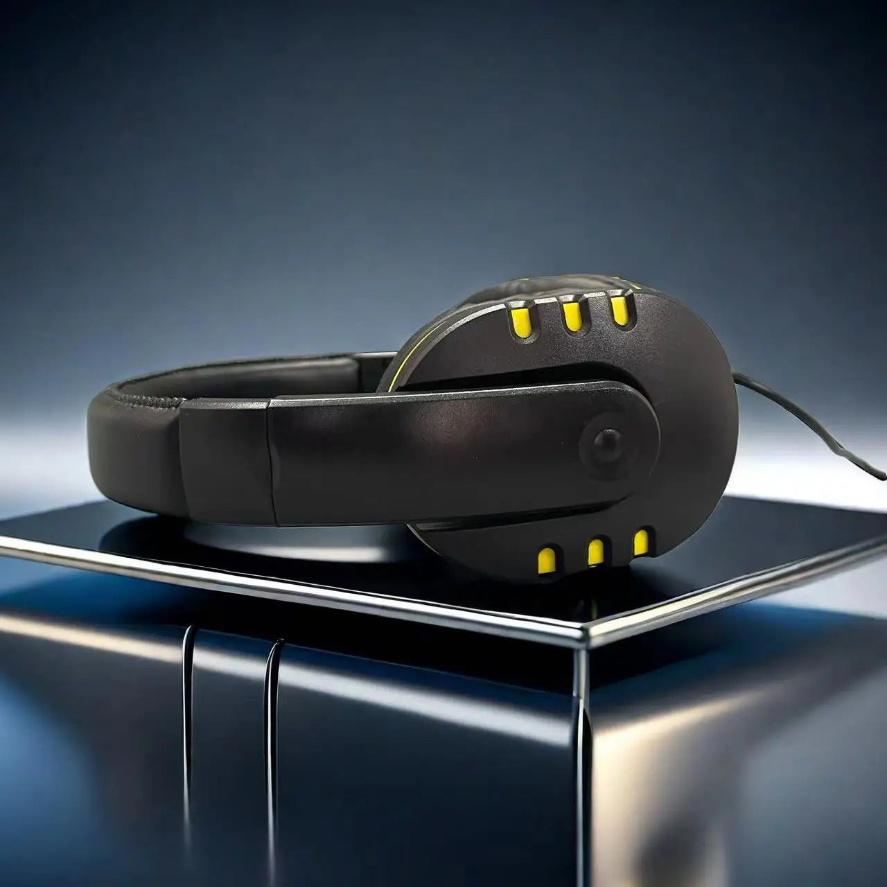 Wired over-ear gaming headphones unisex for laptops desktops gaming devices ideal for online classes meetings gaming with HD sou