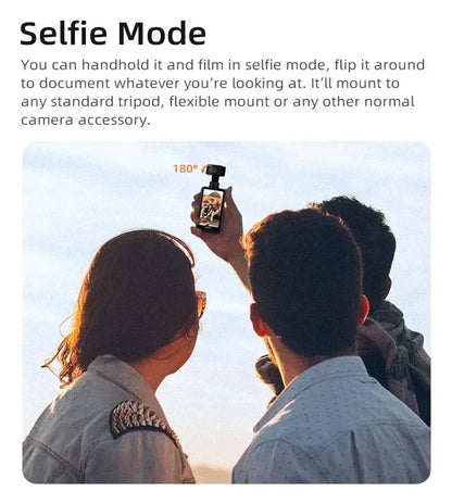 M5 Vlog Action Camera 5K 30fps/ 4K 60fps 3-Axis Anti-shake Digital Video Camcorder 180° Rotation Lens 3.5"Screen Face Tracking