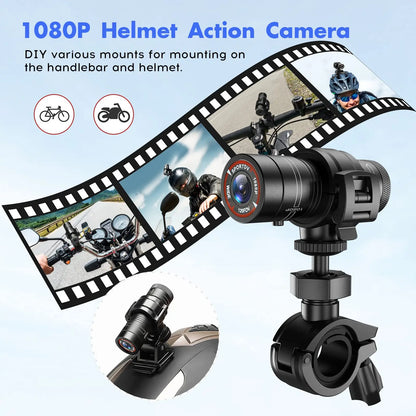 F9 Action Camera HD 1080P Bicycles Motorcycle Helmet Camera Bike Action Cam Outdoor Sports DV Vdeos Recorder DVR Car Dash Cam