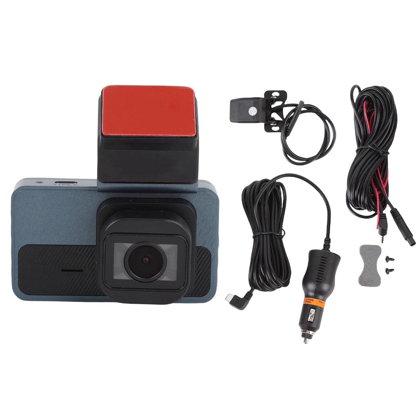 Dash Cam Front 4K and Rear 2K HD WiFi ADAS Dashboard Camera with 3 Inch LCD Screen 64GB Memory Card for Car Car Driving Recorder