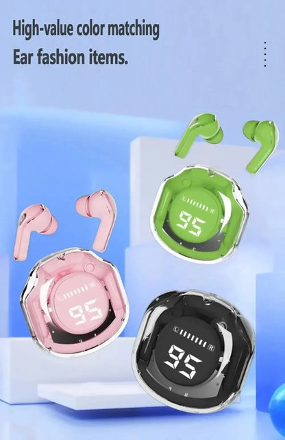 Real TWS Earphone Wireless Earbuds ENC Noise Reduction Game Bluetooth Headphone 3D Sound Field and Bass Bluetooth 5.3 Headset