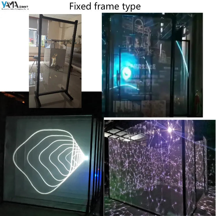 Hologram Projector Projection Screen Holographic Mesh Projection Screen