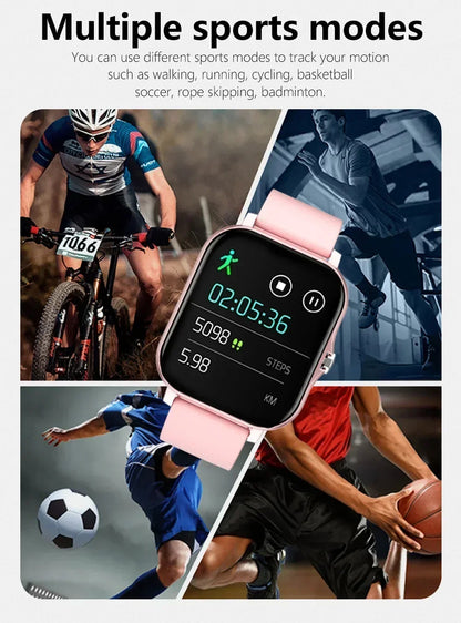 2025 Smart Fitness Watch - Wireless Calls, 50 Sports Modes, HR/SpO2 Tracking (iOS/Android)