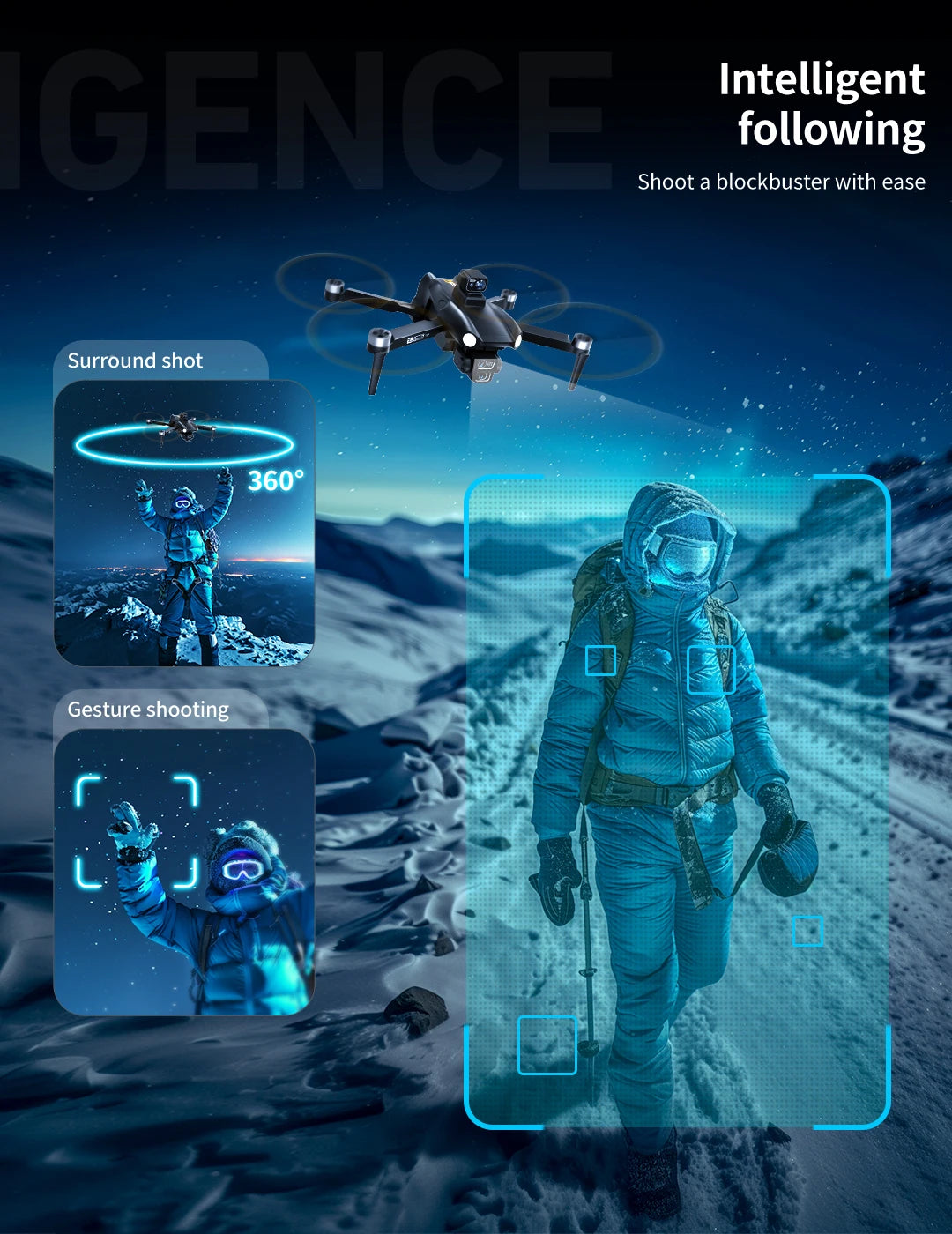 Z103 Pro MAX GPS Drone 8K Professional HD Dual Camera With Screen 5G WIFI Laser Obstacle Avoidance Brushless Rc Quadcopter Drone