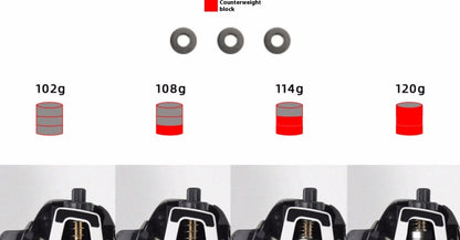 MeiJiaLion RAT6+ Wired Mechanical Gaming Mouse With Weight RGB Computer Esports Mouse Controller Black And White For Gamers