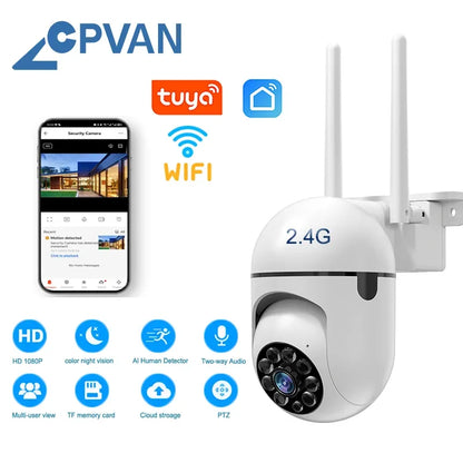 CPVAN Tuya smart Home Alarm System Wireless WiFi 4G 7 inch panel for Home burglar Security Protection Alarm Kit DIY Accessories