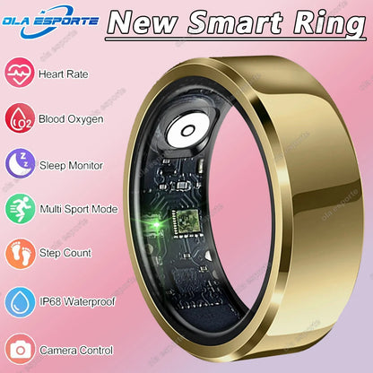 Smart Ring Multifunctional Rings Bluetooth Health Monitoring Ring Sleep Monitor Heart Rate Ring Waterproof Men Women Smart Ring