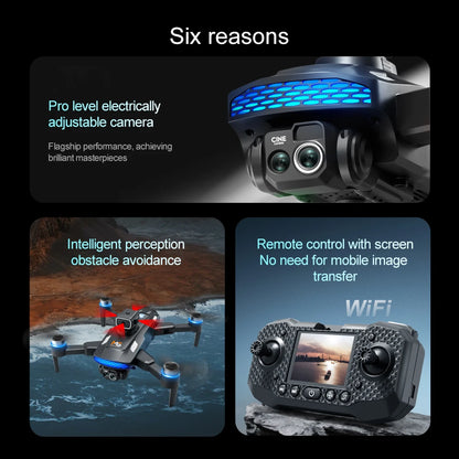 Xiaomi M6 Drone 8K Professional Aerial HD Camera 5G WIFI Intelligent Obstacle Avoidance With Screen Remote Control Drone Toys